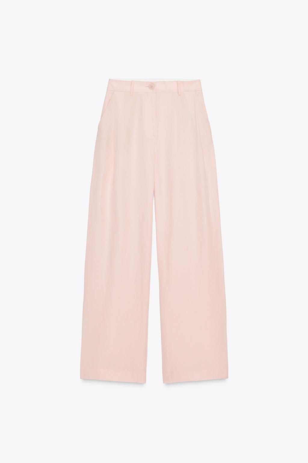 WIDE-LEG TROUSERS WITH DARTS - Zara фото 7