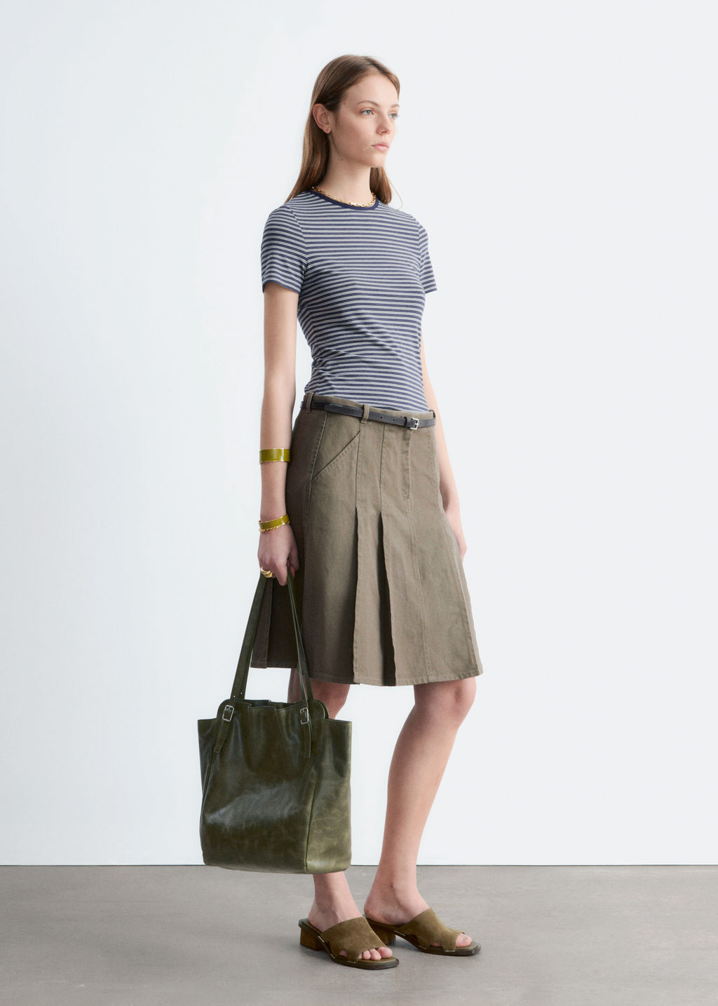 Camiseta de punto slim fit - H&m фото 3
