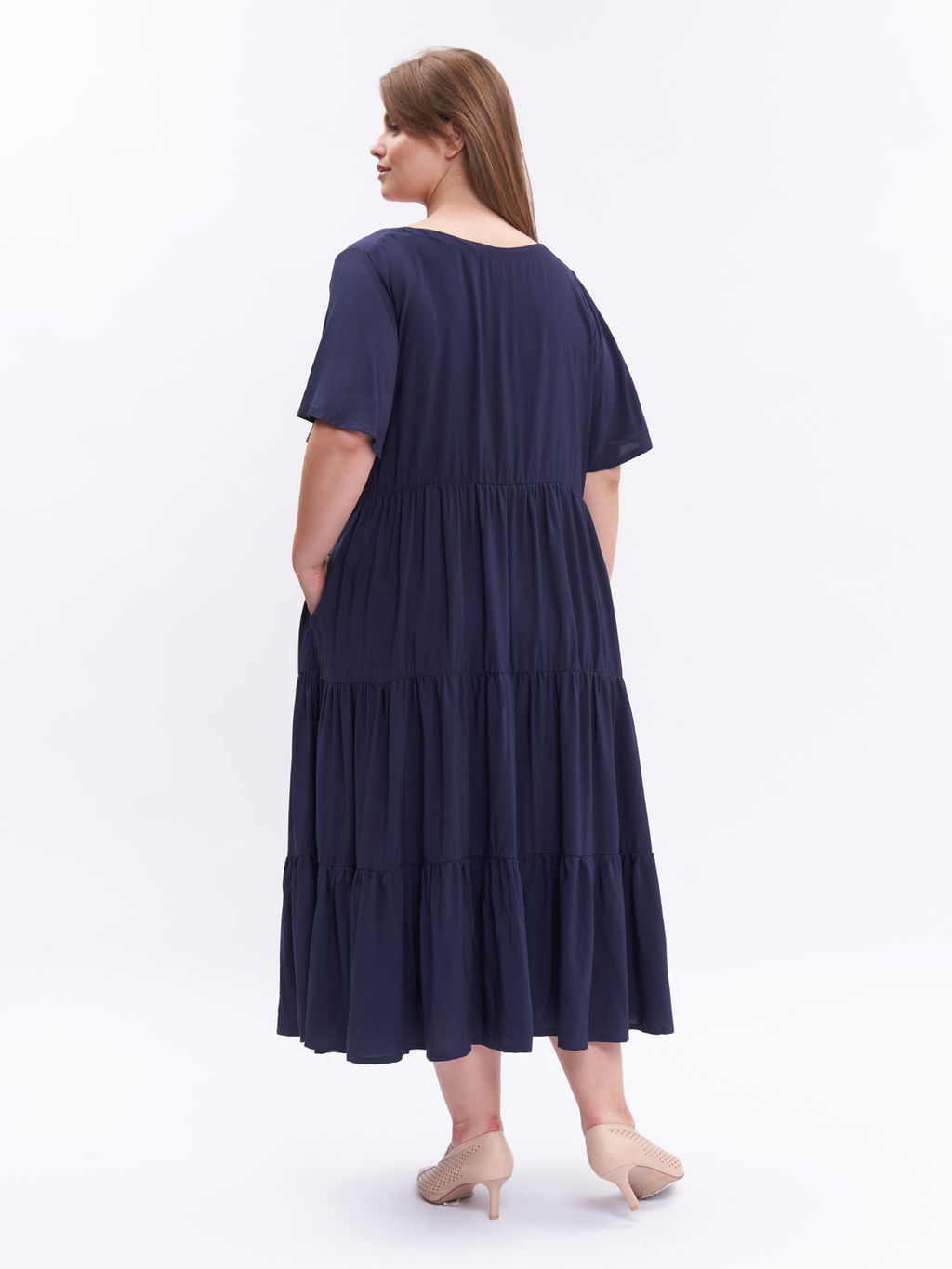 Платье с кулиской PP55504DBL05