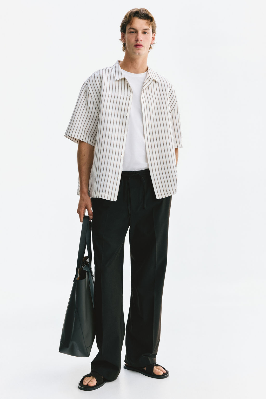 Camiseta en algod?n pima Slim Fit - H&m фото 9