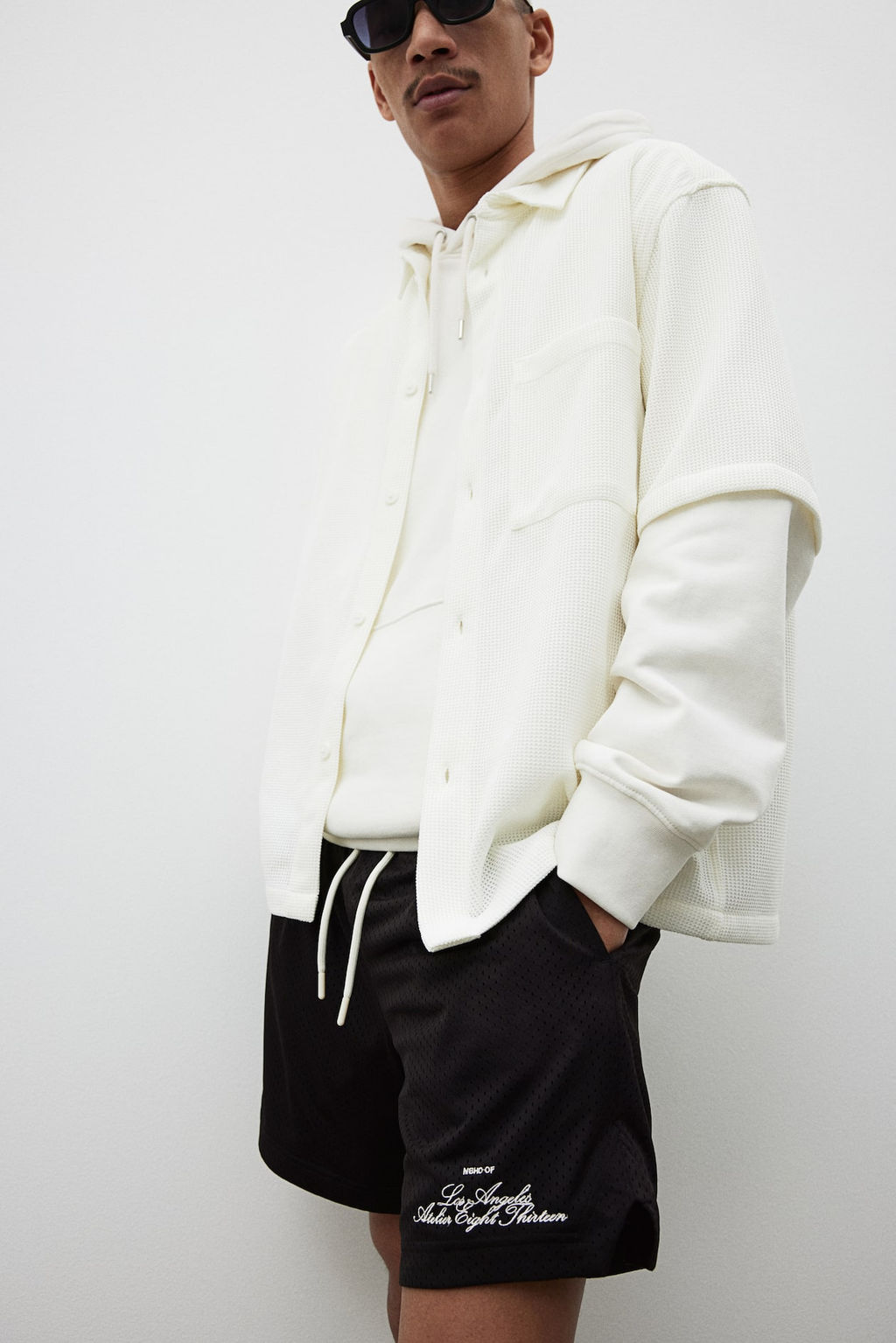 Pantalon corto de malla Regular Fit - H&m фото 4