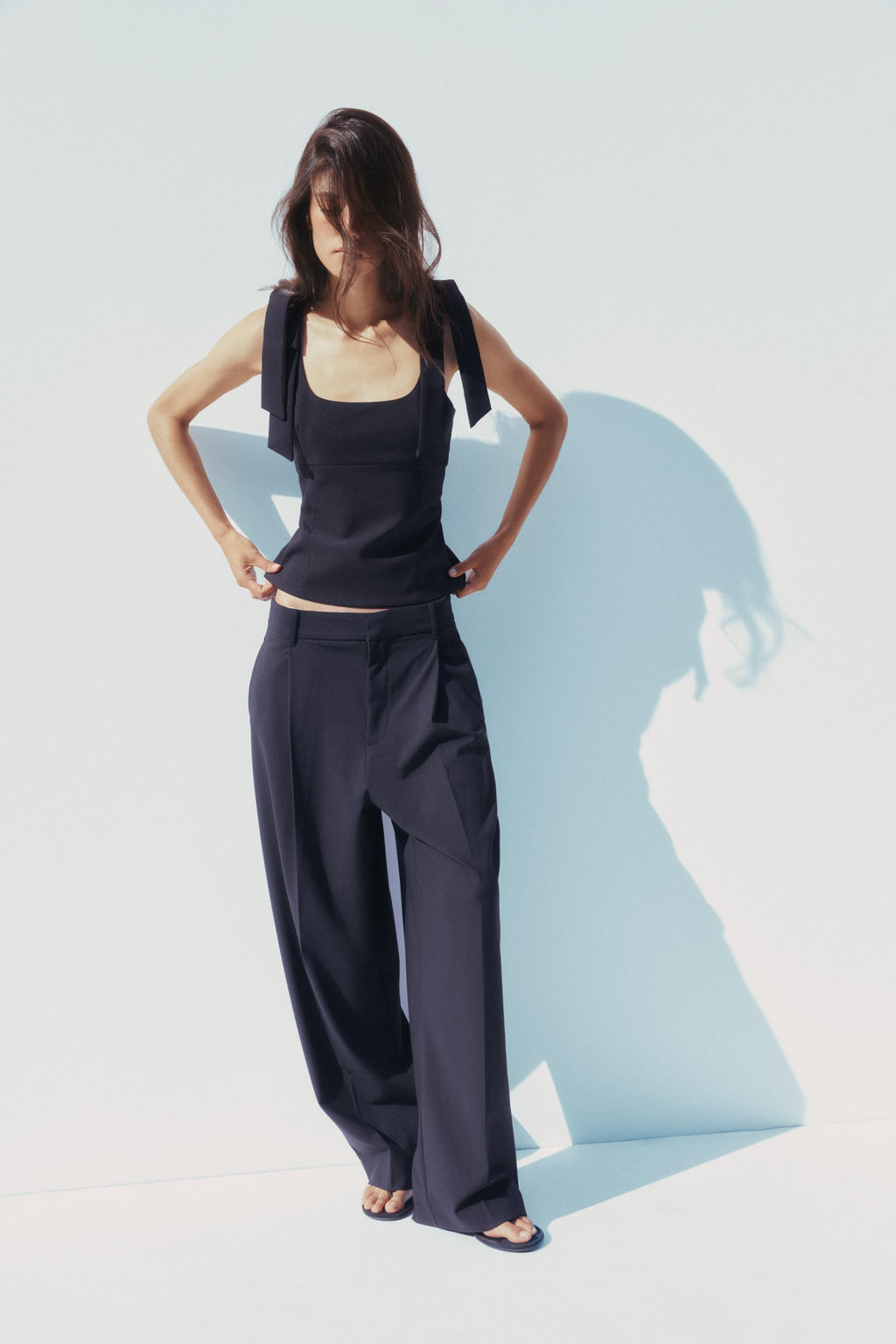 STRETCH TOP WITH BOWS - Zara фото 14