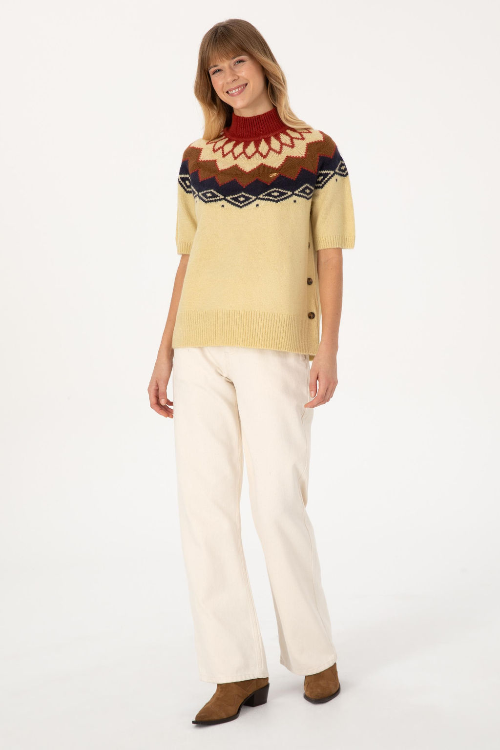 Kad_n Beyaz Kazak - U.s. polo assn фото 4