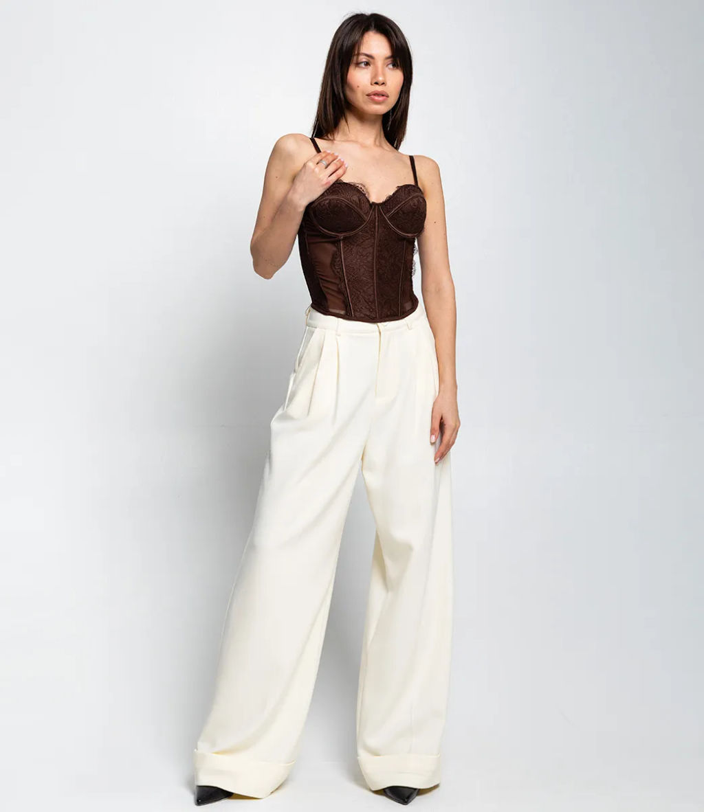 Топ #КТ1941, шоколадный - Dommod фото 4