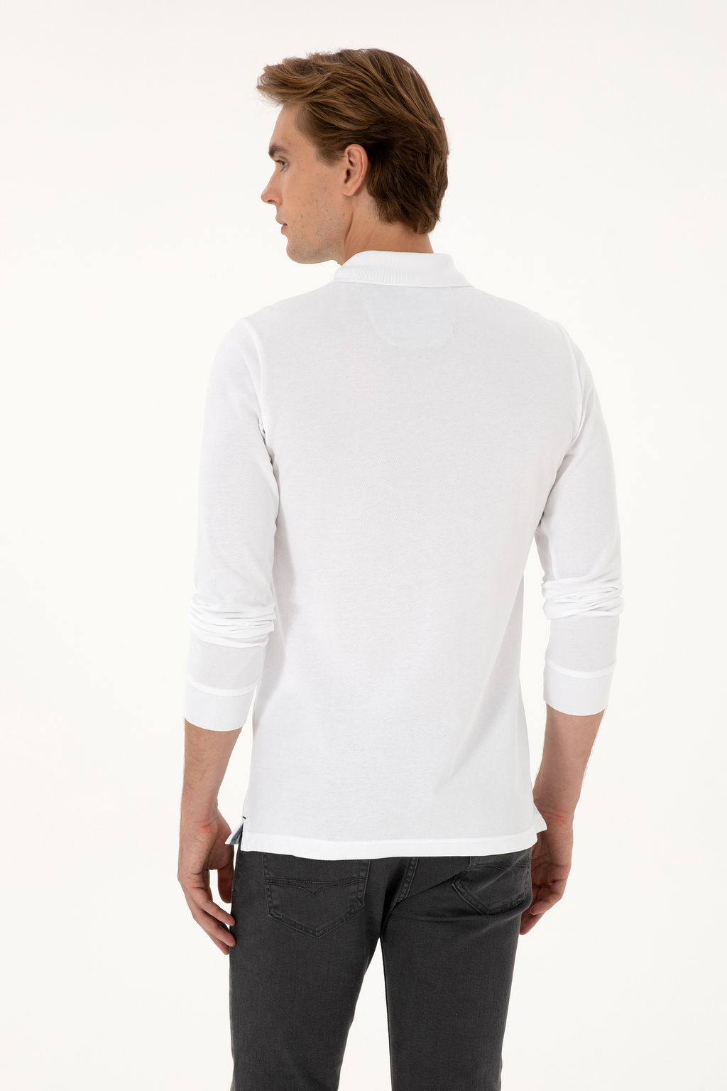 Erkek Beyaz Basic Sweatshirt Sepette S_rpriz _ndirim - U.s. polo assn фото 19