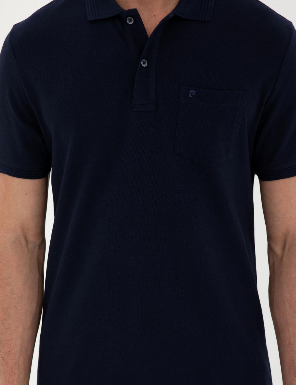 Lacivert Regular Fit Basic Ti__rt - Pierre cardin фото 6