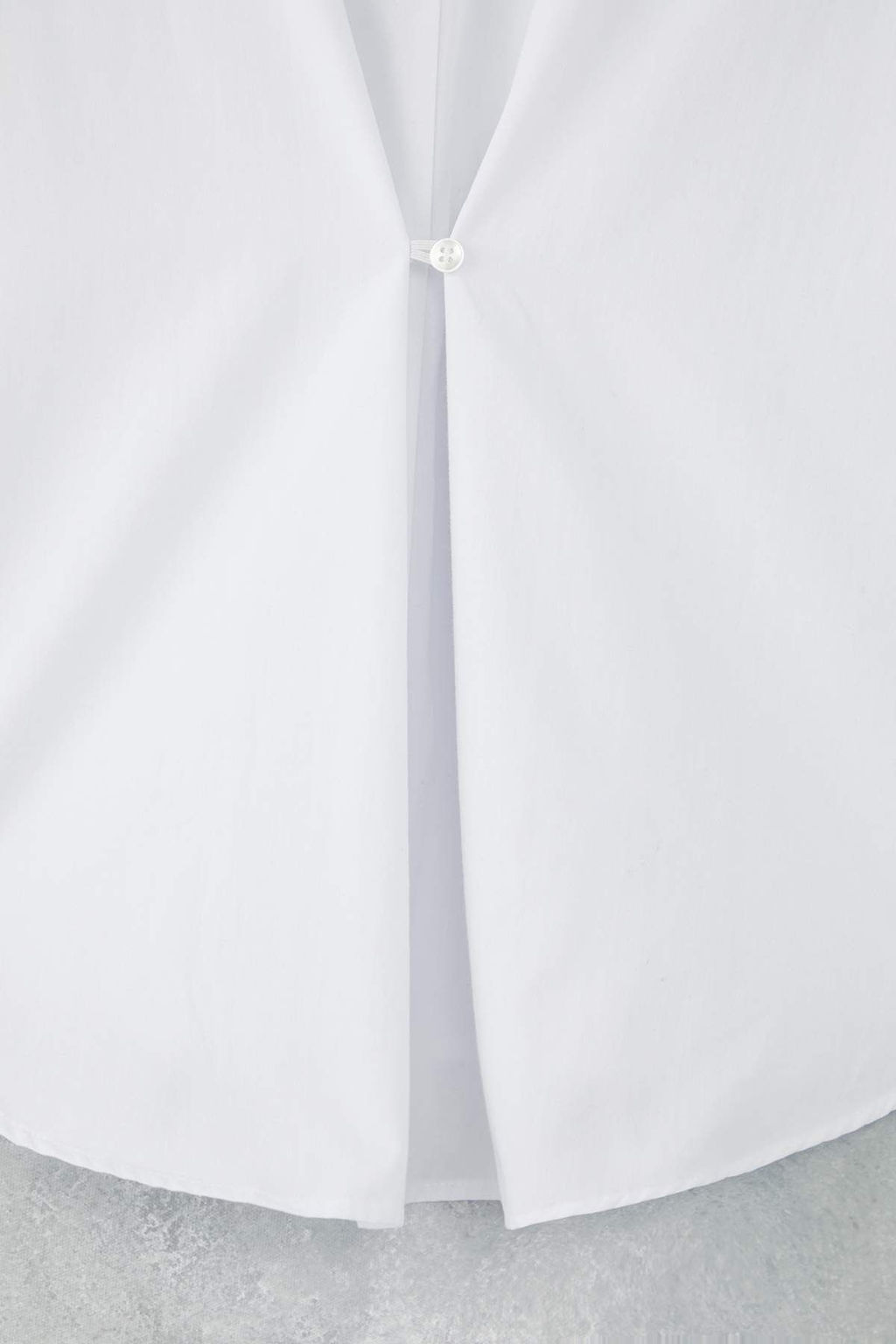 Beyaz Arkas? Dugme Detayl? Oversize Gomlek TWOAW26GO00009 - Trendyolmilla фото 11