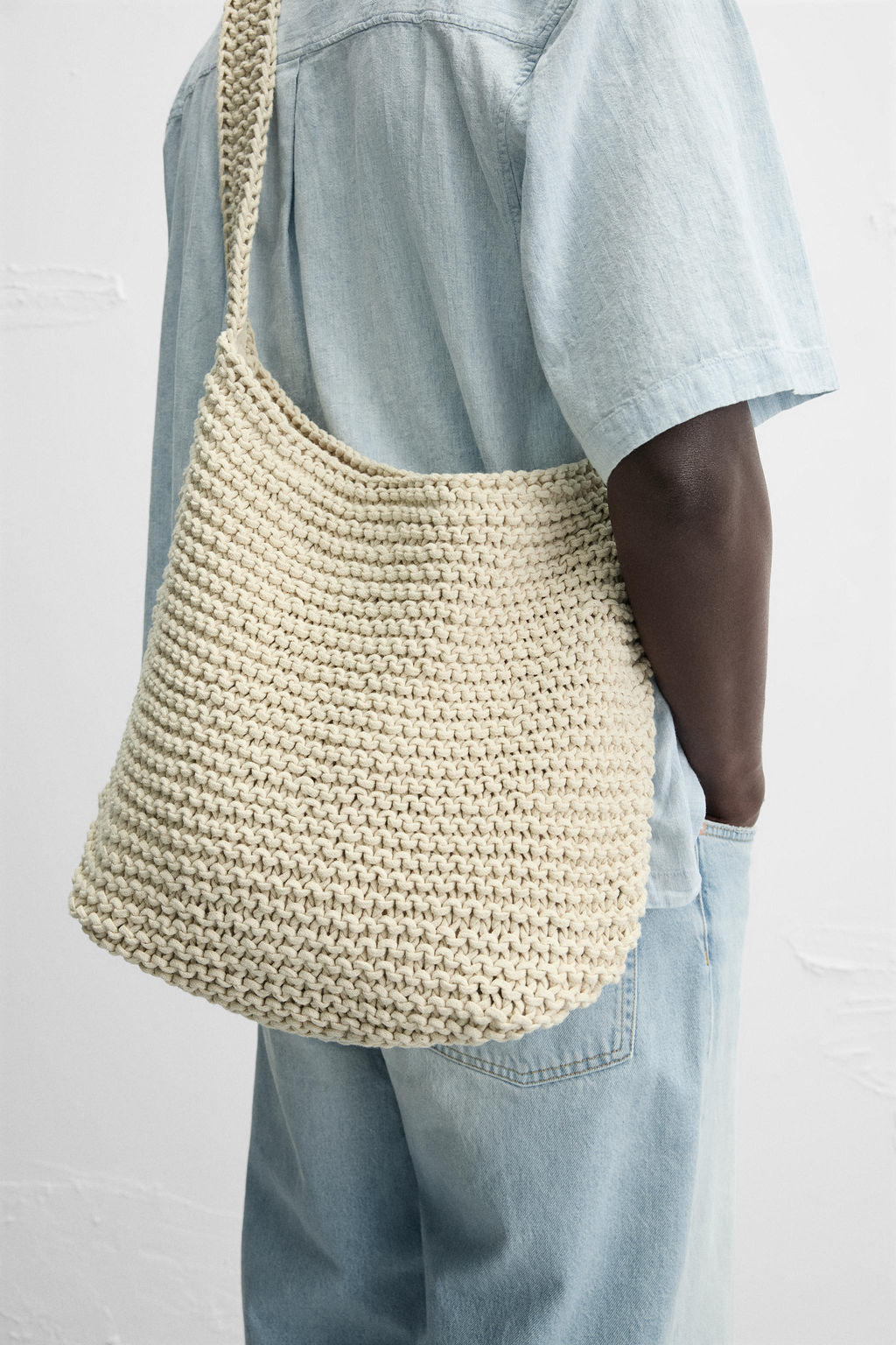MACRAM_ SHOULDER BAG - Zara фото 2