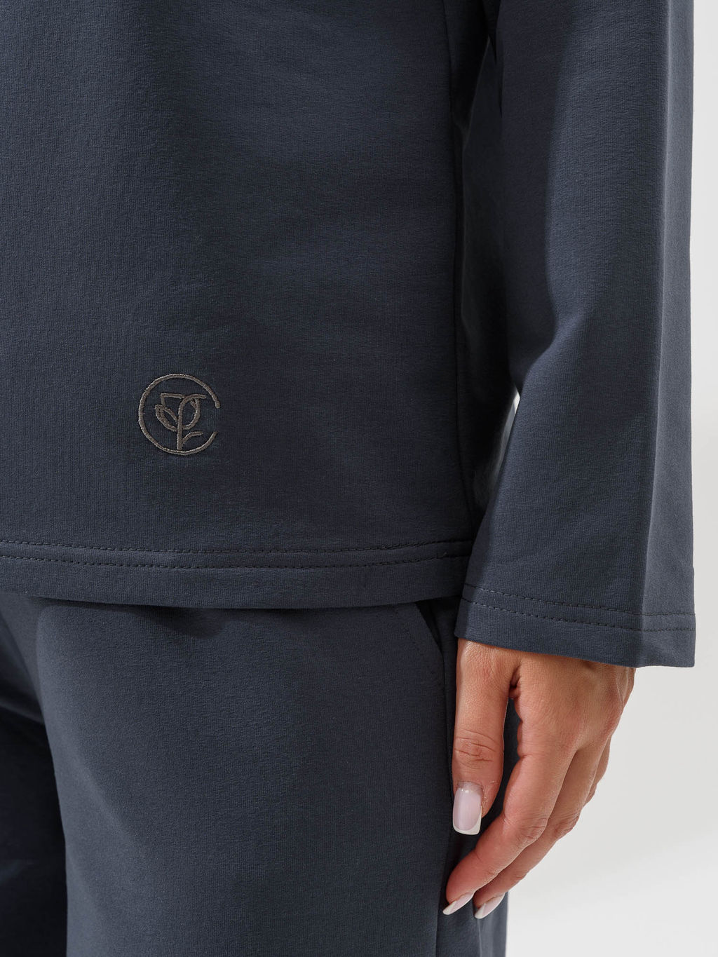 Костюм футер с брюками палаццо - Оптима фото 10