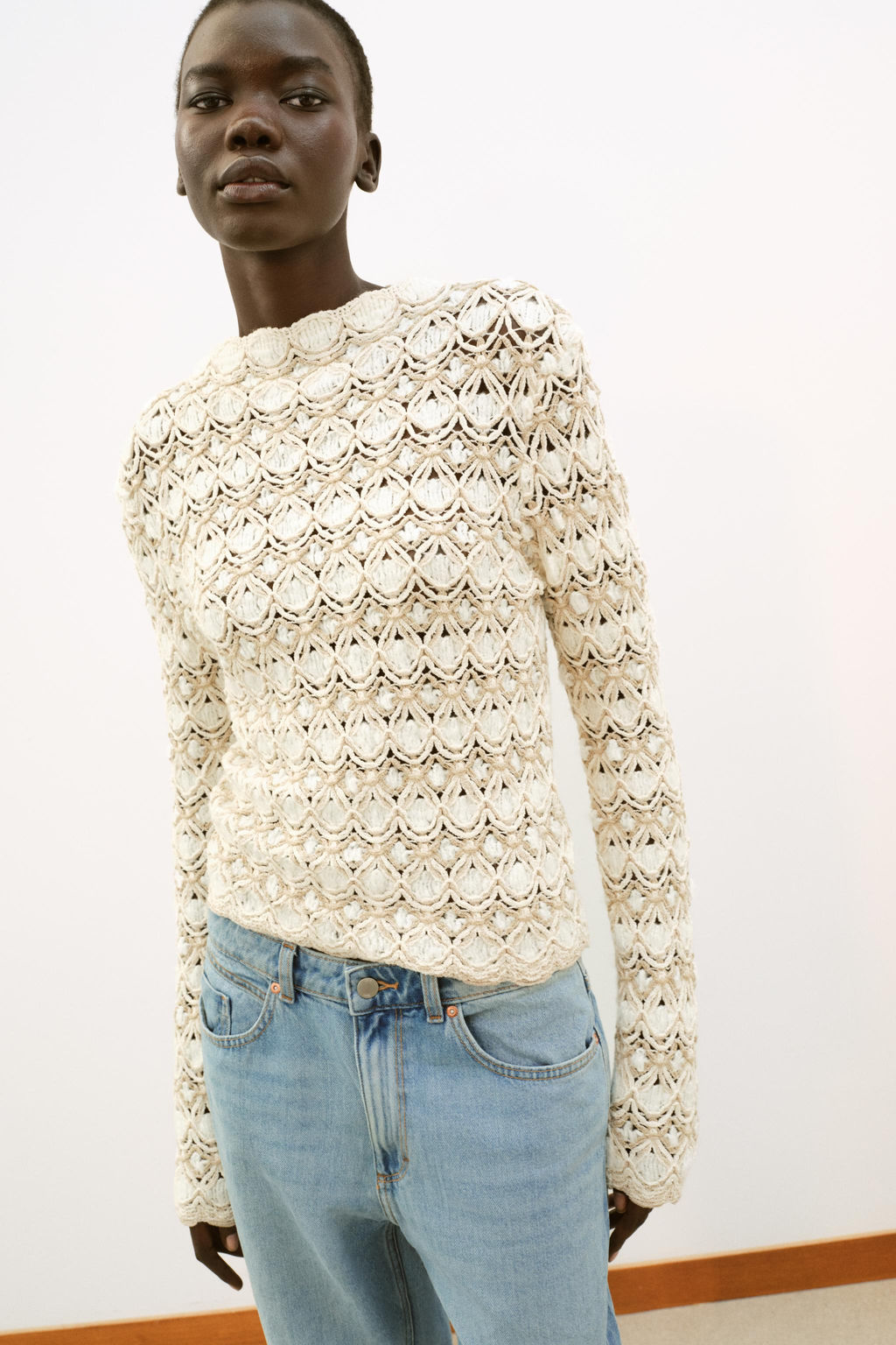 TEXTURED KNIT JUMPER - Zara фото 19