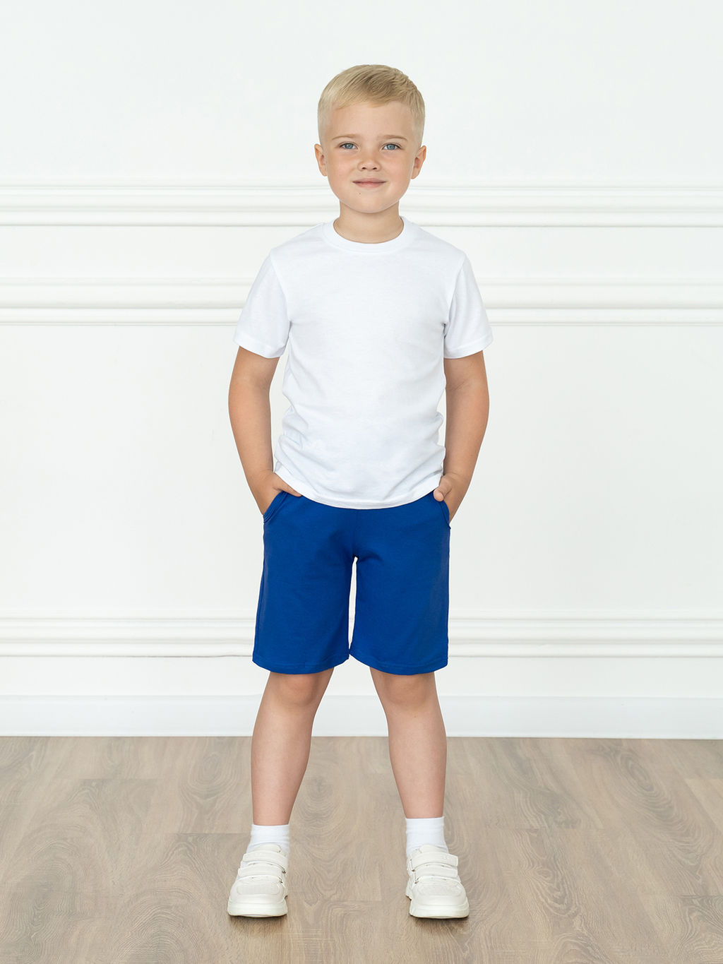 Шорты детские ярко-синие (116, 60)