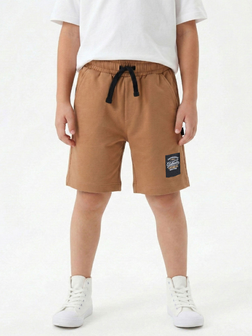 Шорты для мальчика 22-4595 св.коричневый