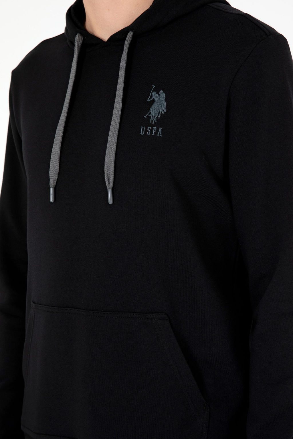 Мужской черный базовый свитшот Неожиданная скидка в корзине - U.s. polo assn фото 7