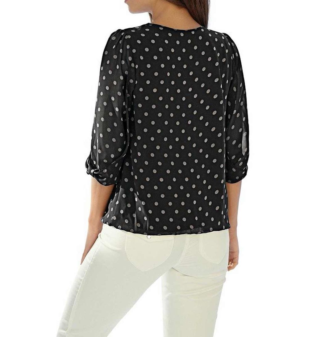 Блузка, черно-белая - Ashley brooke фото 4