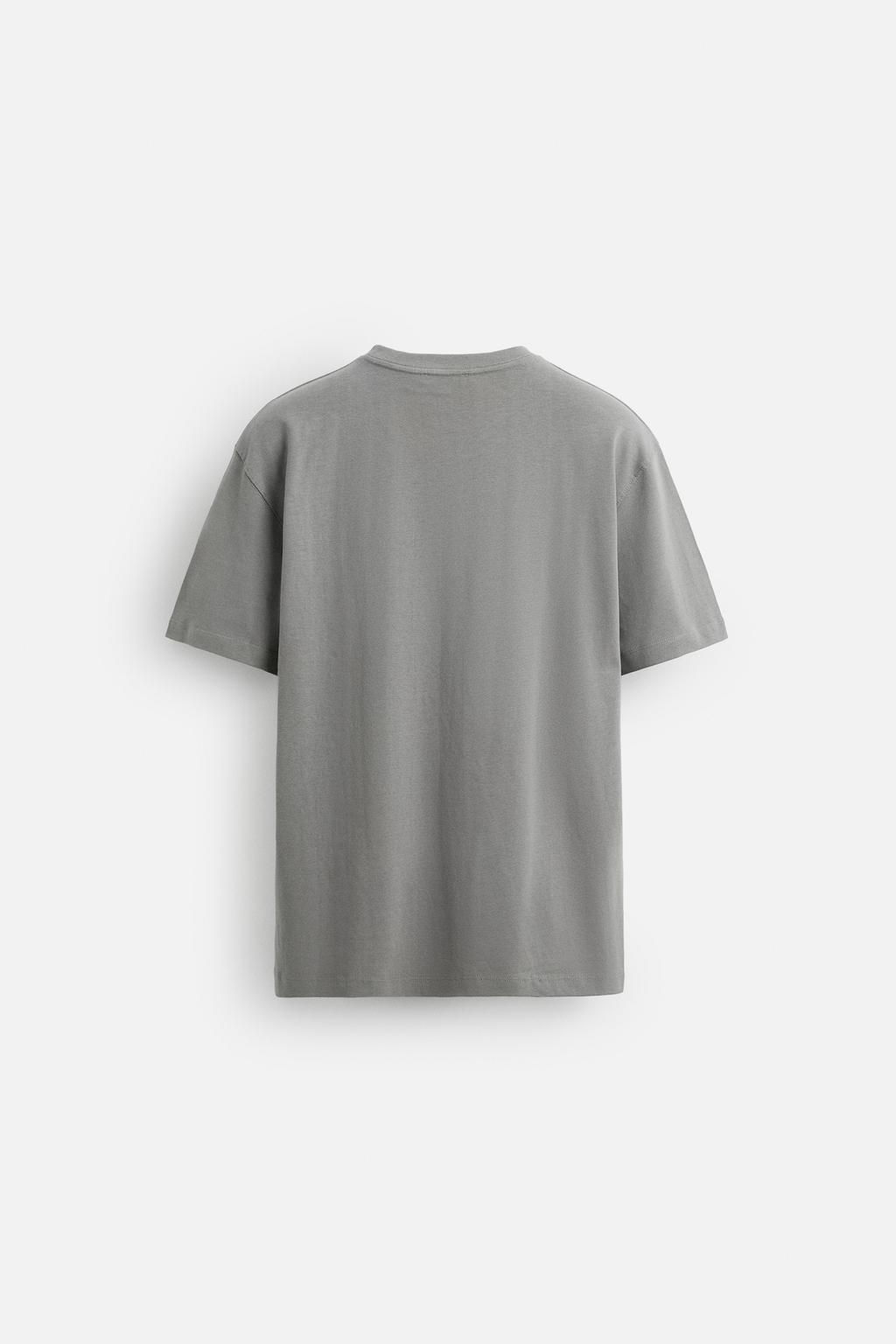 BASIC MEDIUM WEIGHT T-SHIRT - Zara фото 52