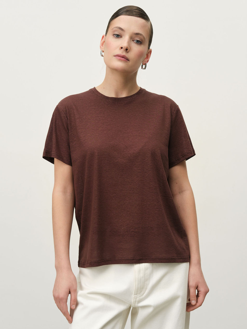 Футболка из крапивы 2882 шоколад