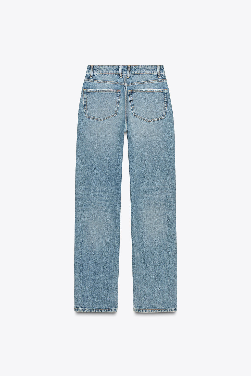 TRF STRAIGHT HIGH-WAIST JEANS - Zara фото 26