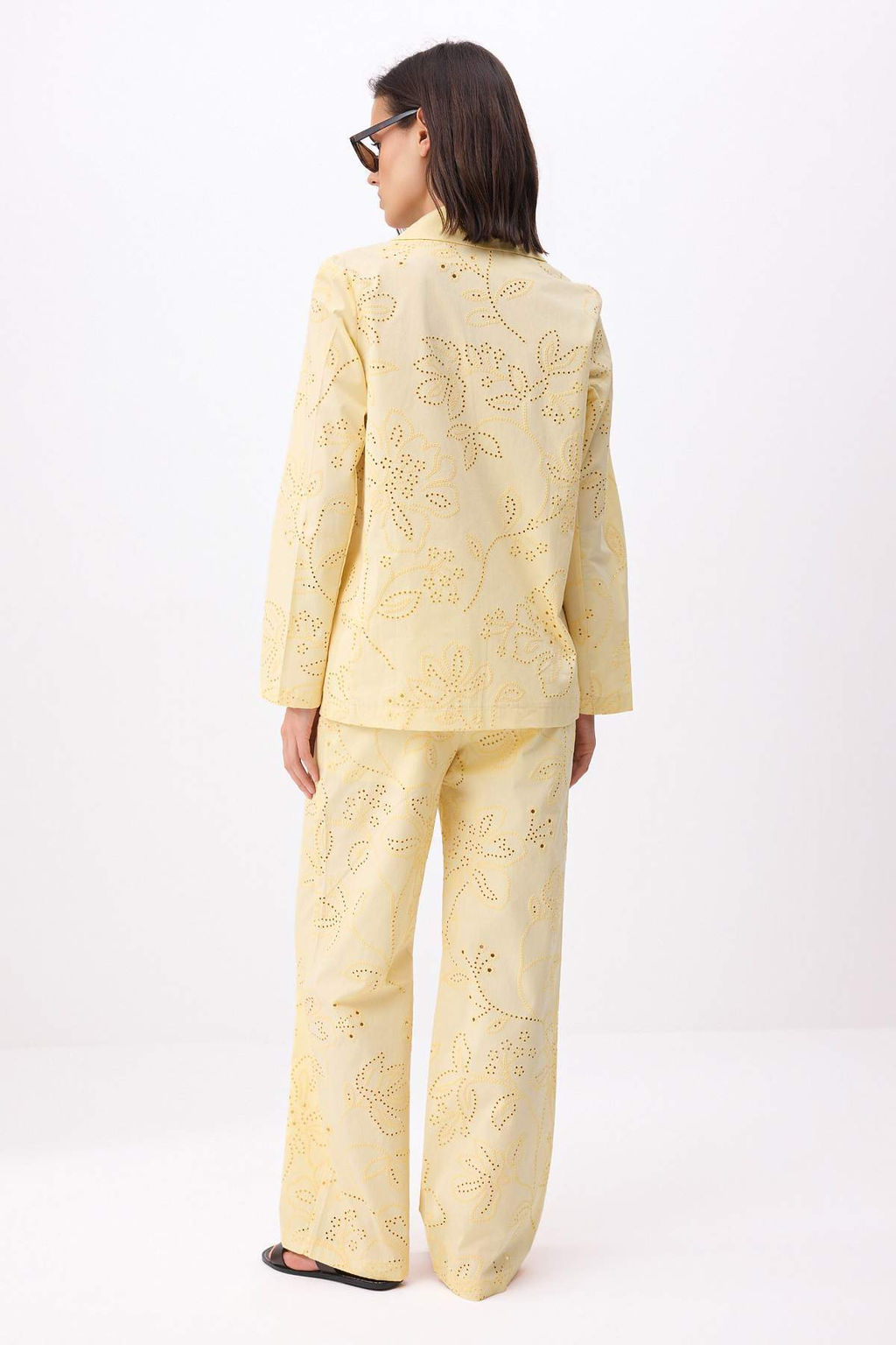 Ac?k Sar? Dokuma Alt - Ust Tak?m TWOSS26AU00066