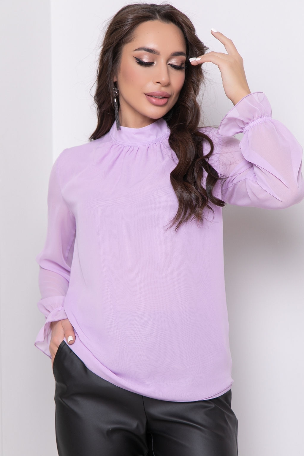 Блуза Супер (лаванда) - Diolche фото 4