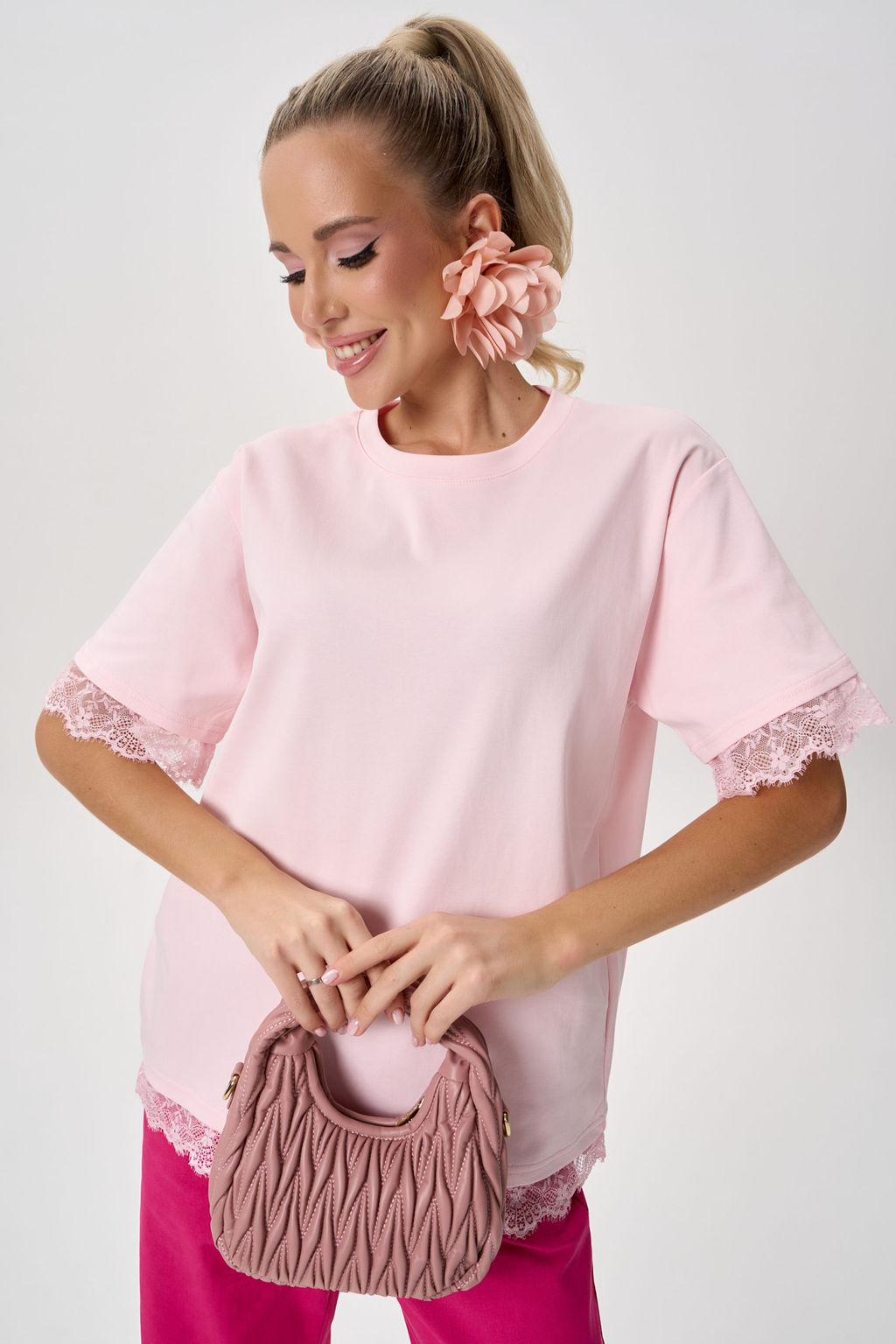 Футболка Бэль (розовый) - Эльза фото 5