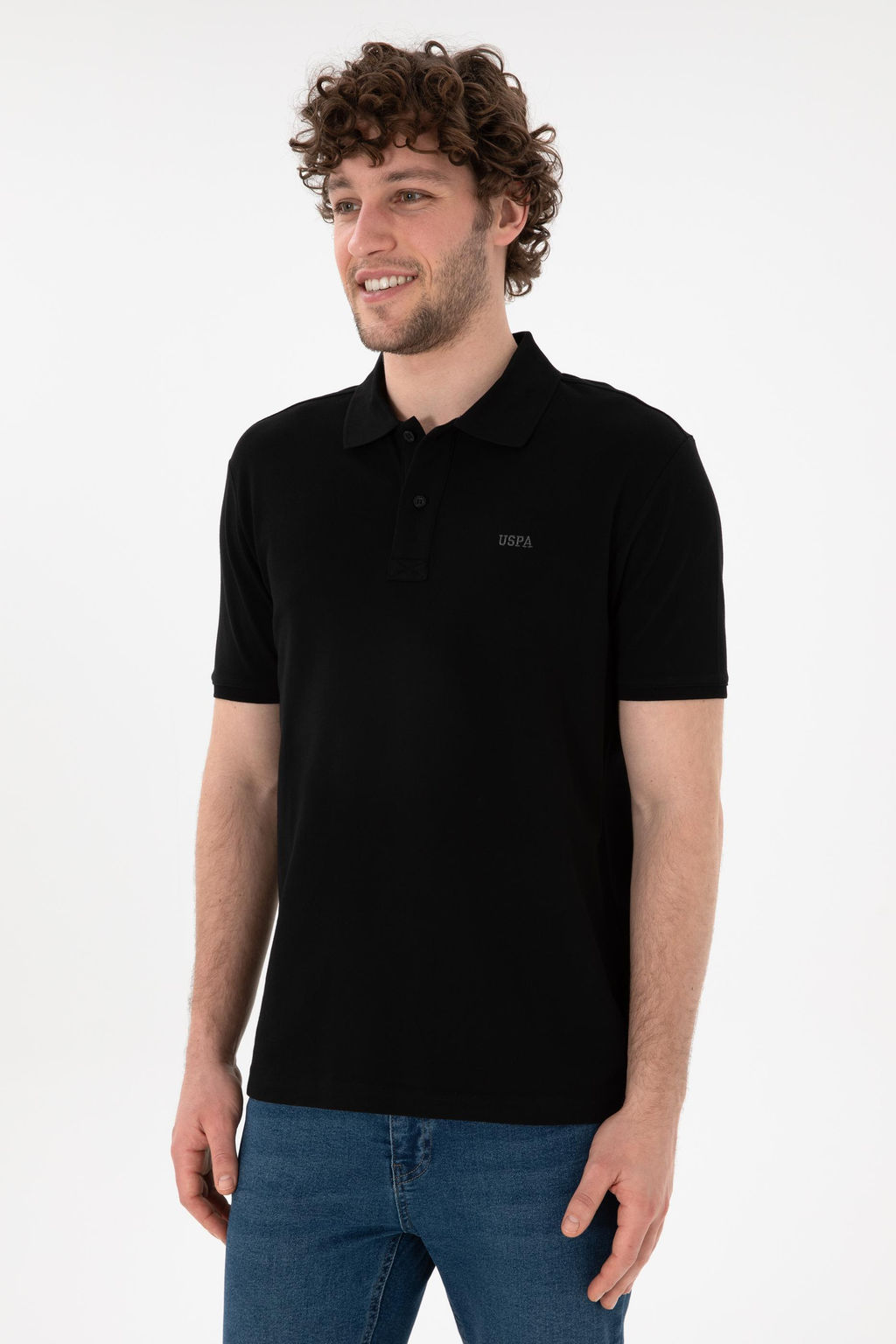 Erkek Regular Fit Polo Yaka Siyah Basic Ti__rt Sepette S_rpriz _ndirim - U.s. polo assn фото 2