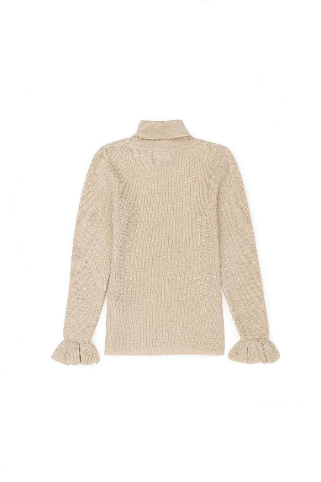 Кремовый меланжевый свитер для девочки - U.s. polo assn фото 8