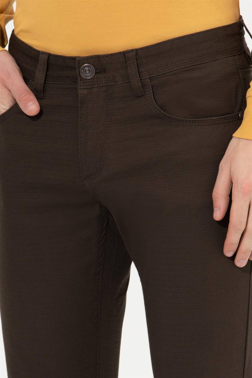 U. S. Polo Assn / Мужские темно-хаки брюки чинос - U.s. polo assn фото 5
