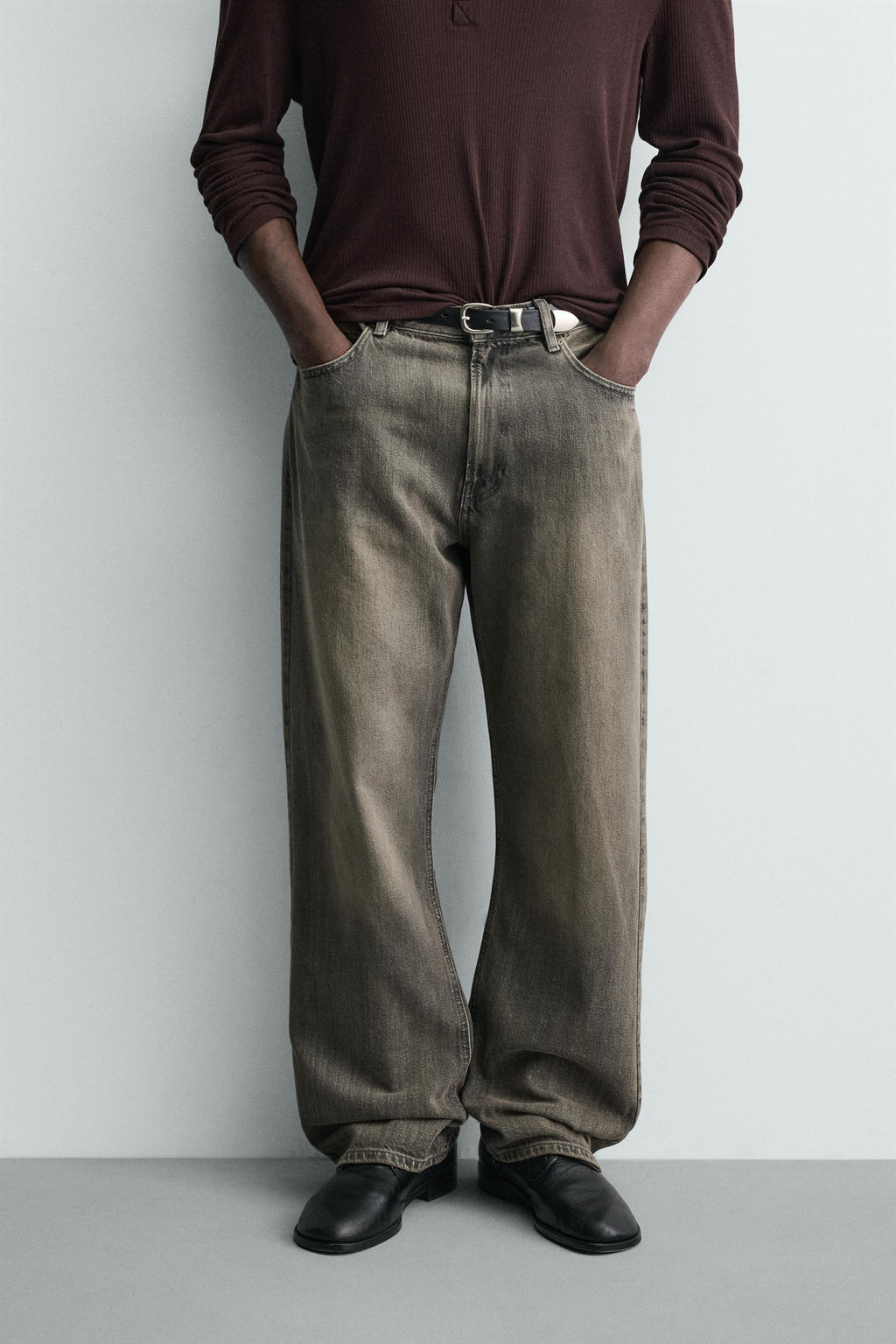 JEANS LOOSE FIT / Marr?n - Zara фото 2