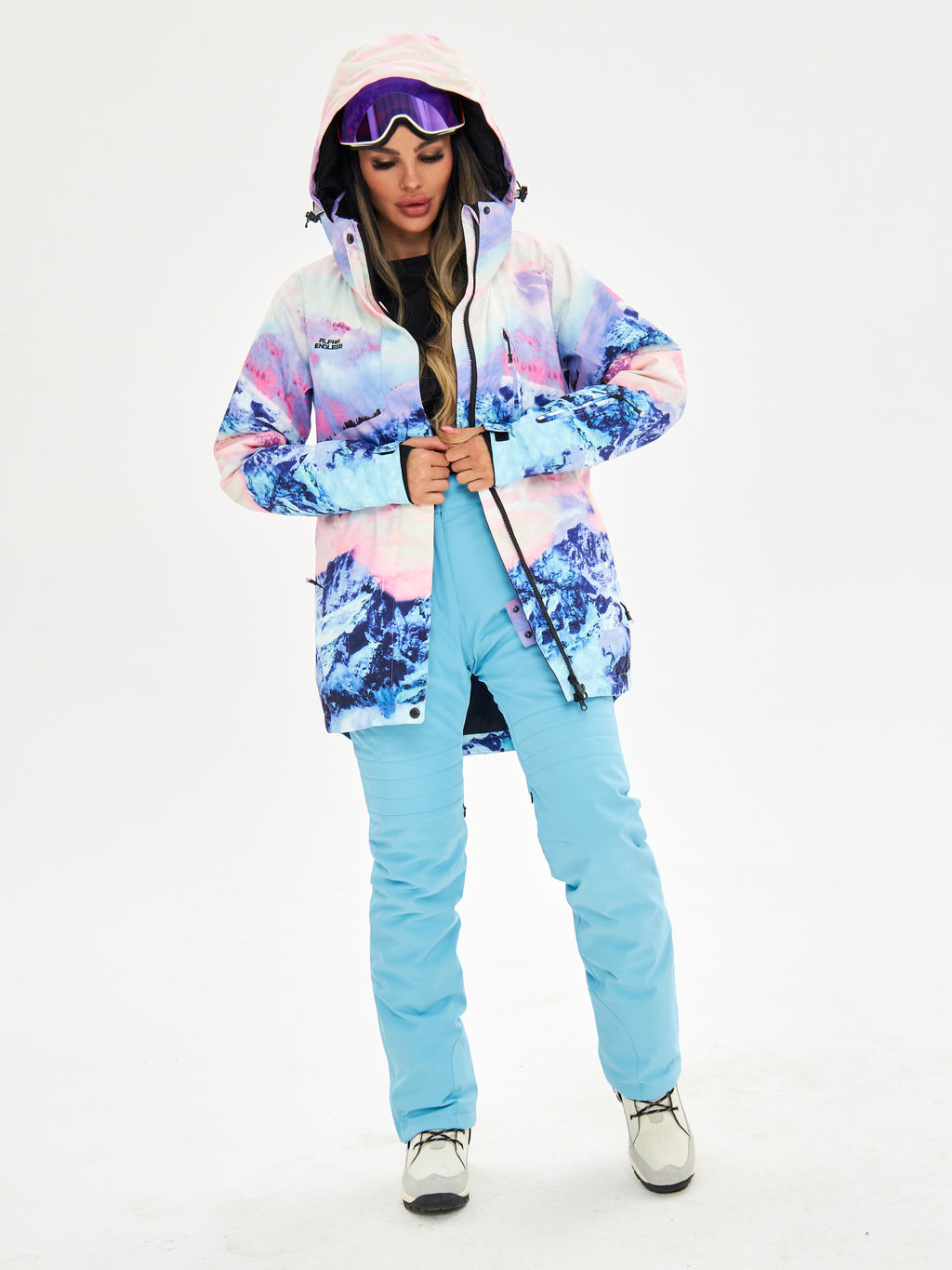 Женская горнолыжная сноубордическая куртка Alpha Endless Ultra Chaleur SNB 423/316_9 Разноцветный  фото 31