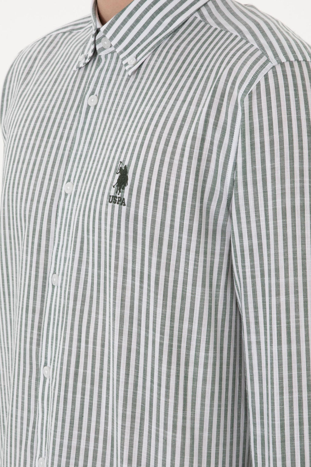 Erkek Haki Uzun Kollu G_mlek Sepette S_rpriz _ndirim - U.s. polo assn фото 7