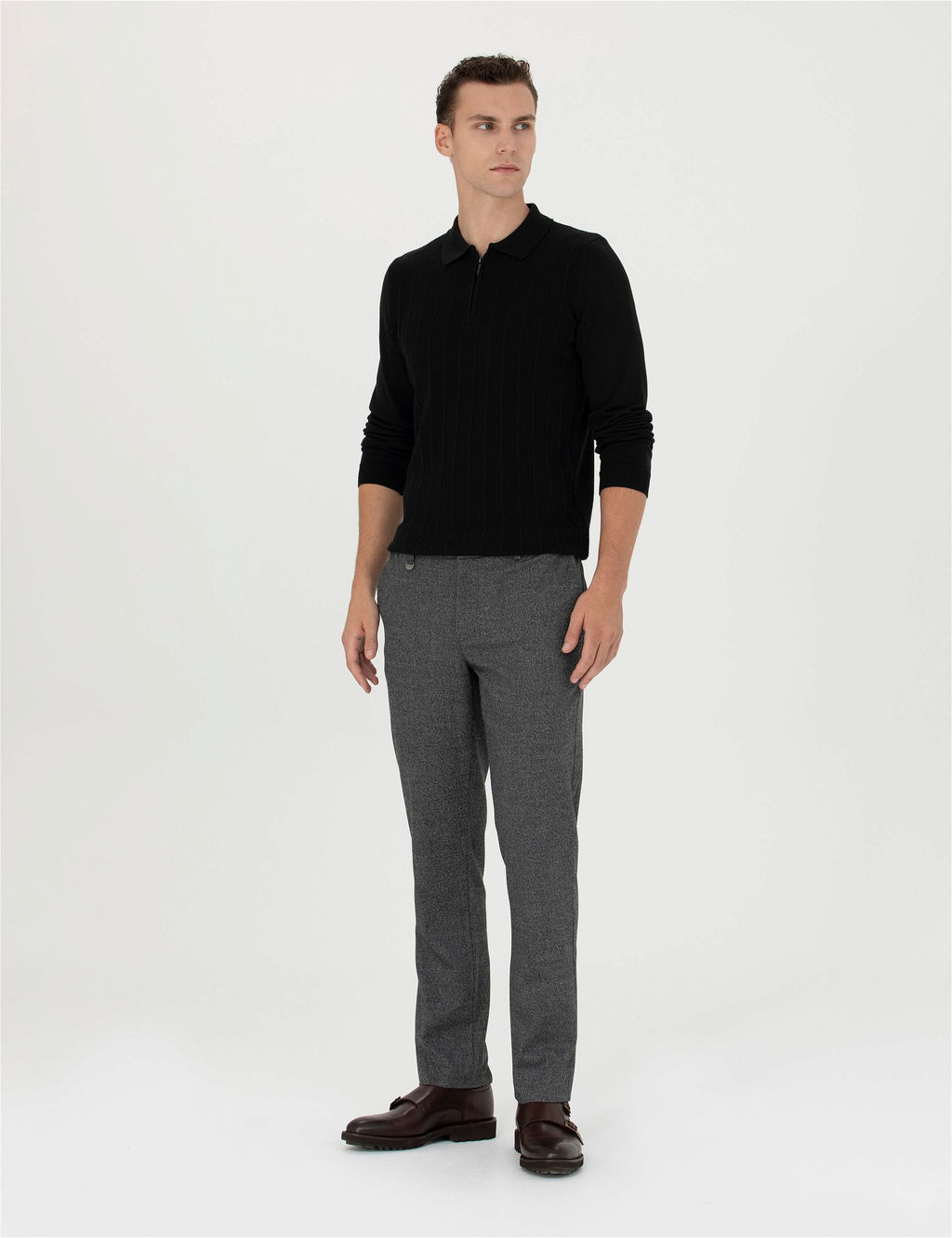 F_me Ex. Slim Fit Kuma_ Pantolon - Pierre cardin фото 3