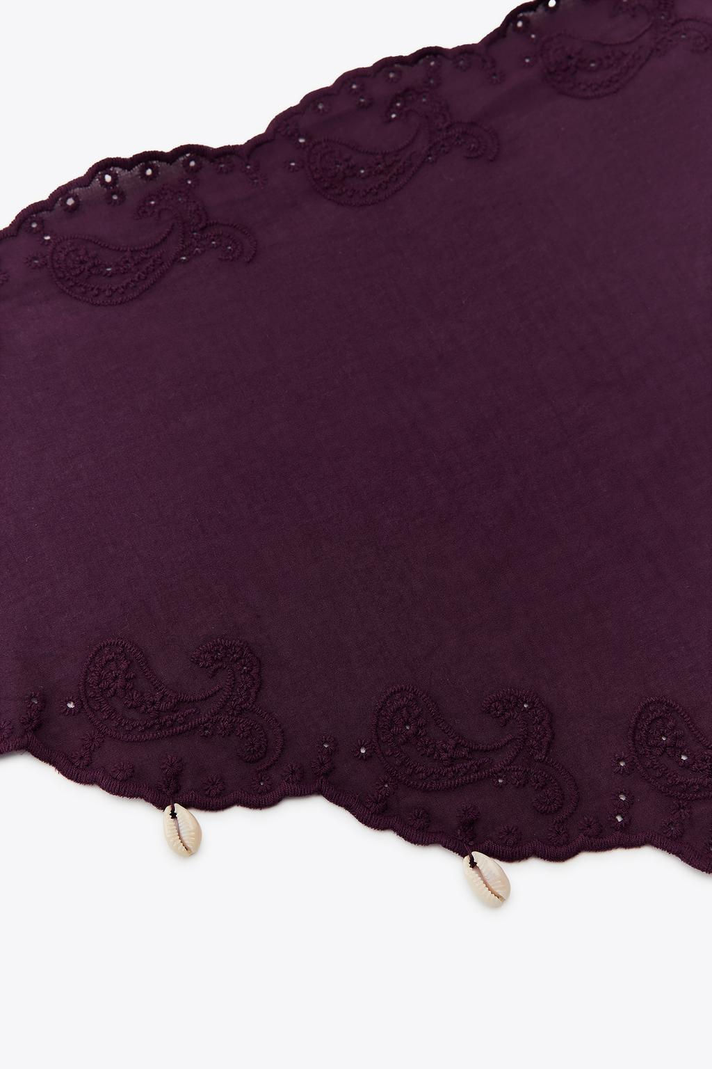 OPENWORK SHELL BANDANA - Zara фото 7