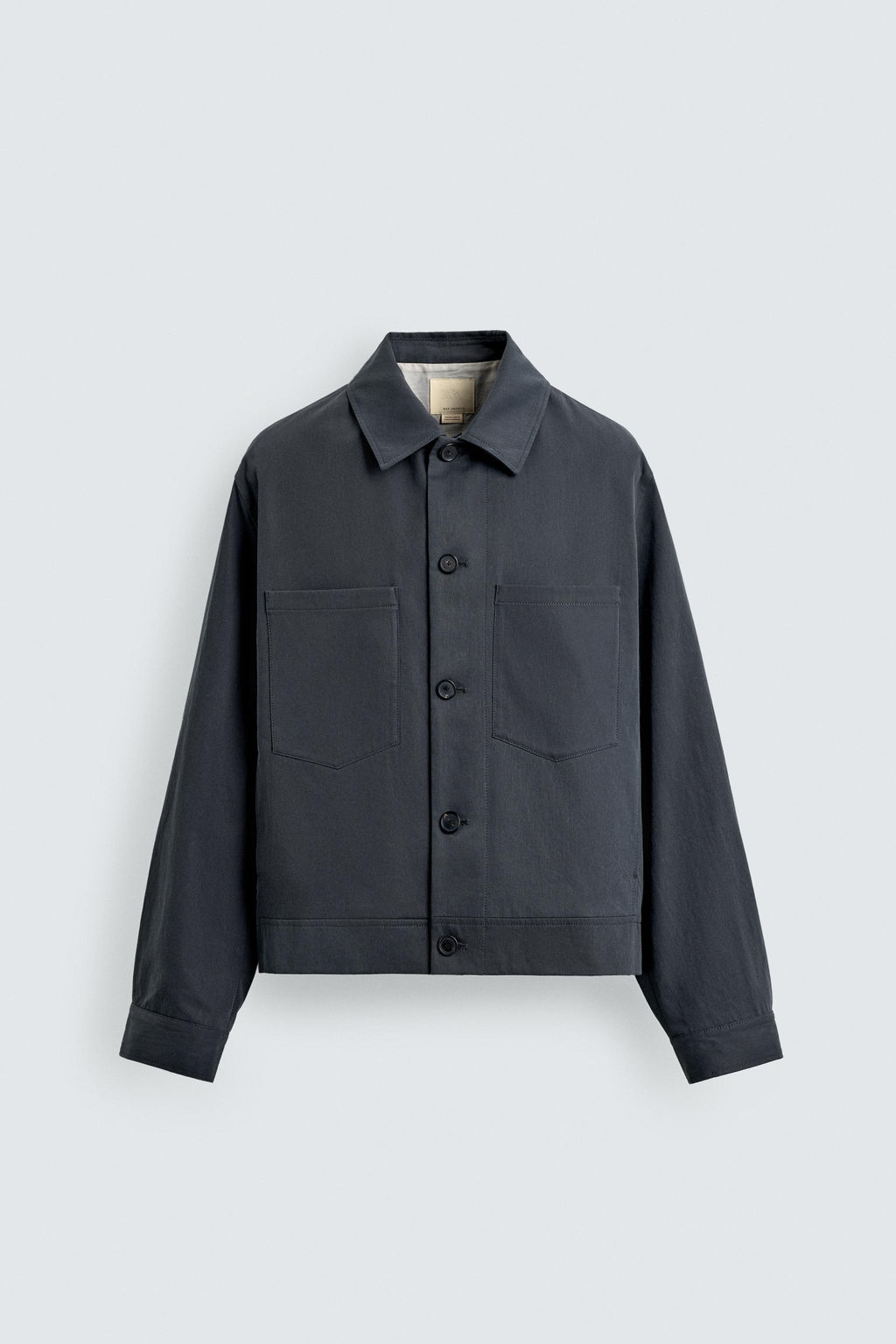 CAZADORA RELAXED FIT LIMITED EDITION / Azul / Gris - Zara фото 7