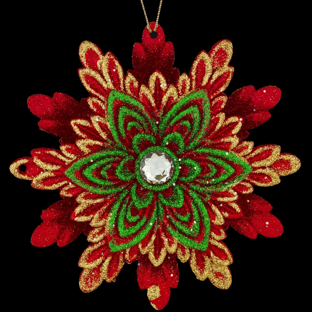 АКЦИЯ Цена за 1 шт. Украшение ErichKrause Аленький цветочек 12см елочная игрушка