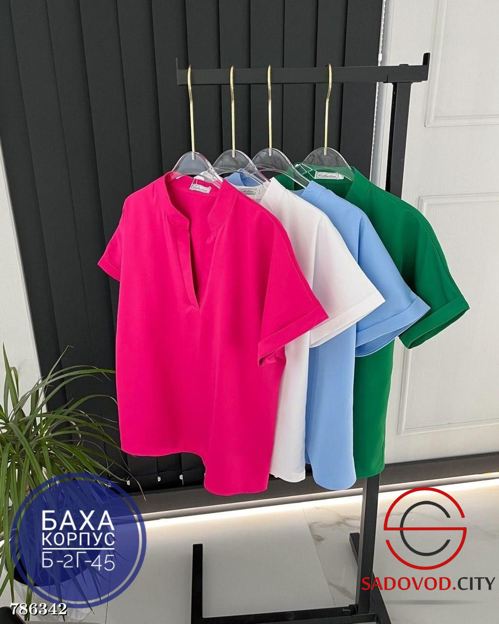 Блузка с коротким рукавом женская - Bruno фото 5