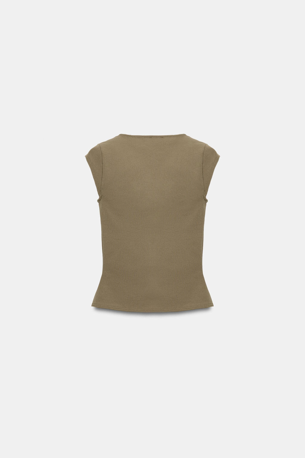 TOP CORSETERO STRETCH / Khaki oscuro - Zara фото 7