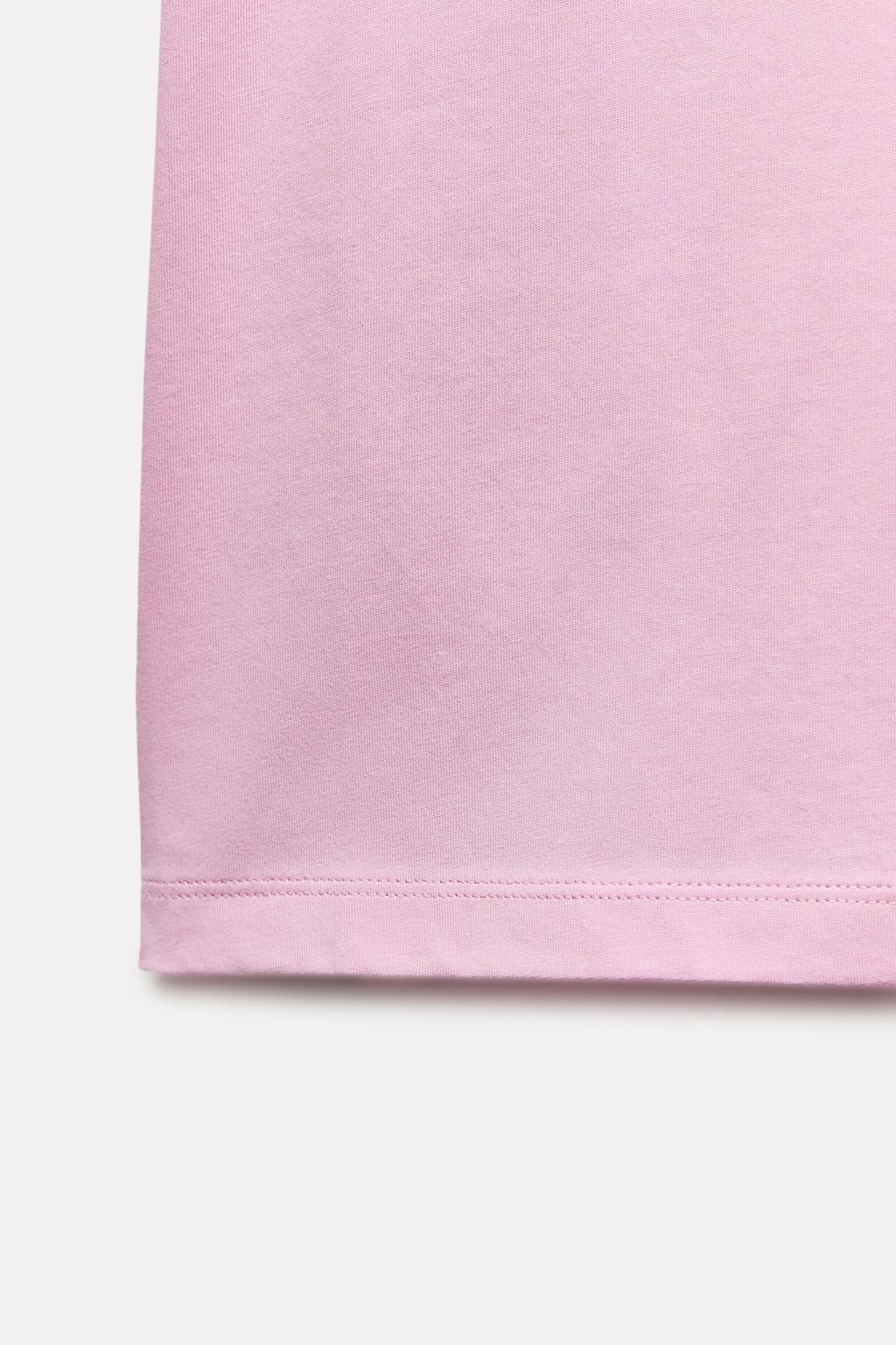 BASIC COTTON T-SHIRT - Zara фото 30