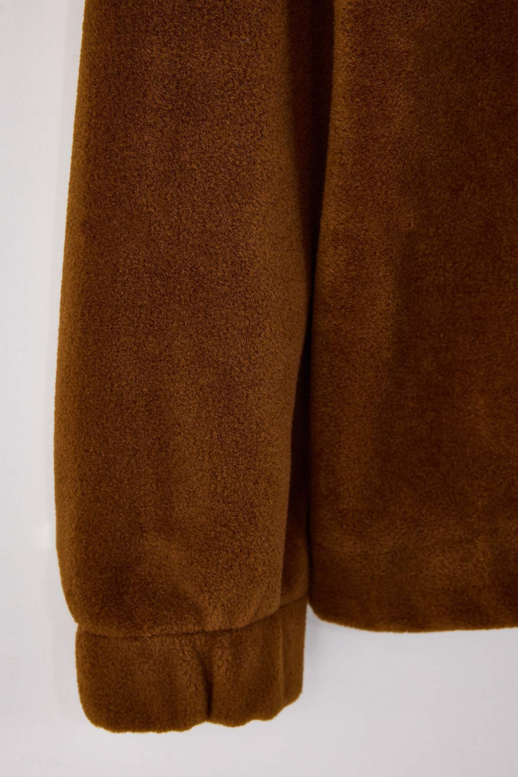 Kahverengi Oversize/Genis Kesim Nak?sl? Polar Sweatshirt TMNAW26SW00030 - Trendyolmilla фото 3