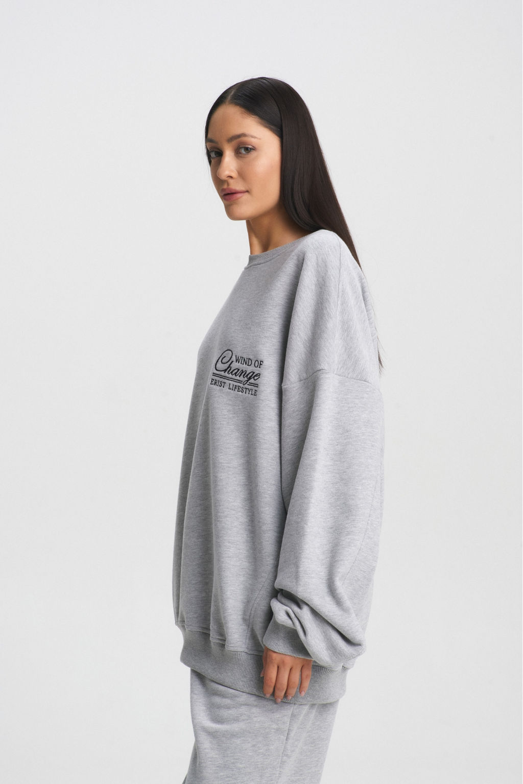 Свитшот Wind of change Light Grey - Erist store фото 15
