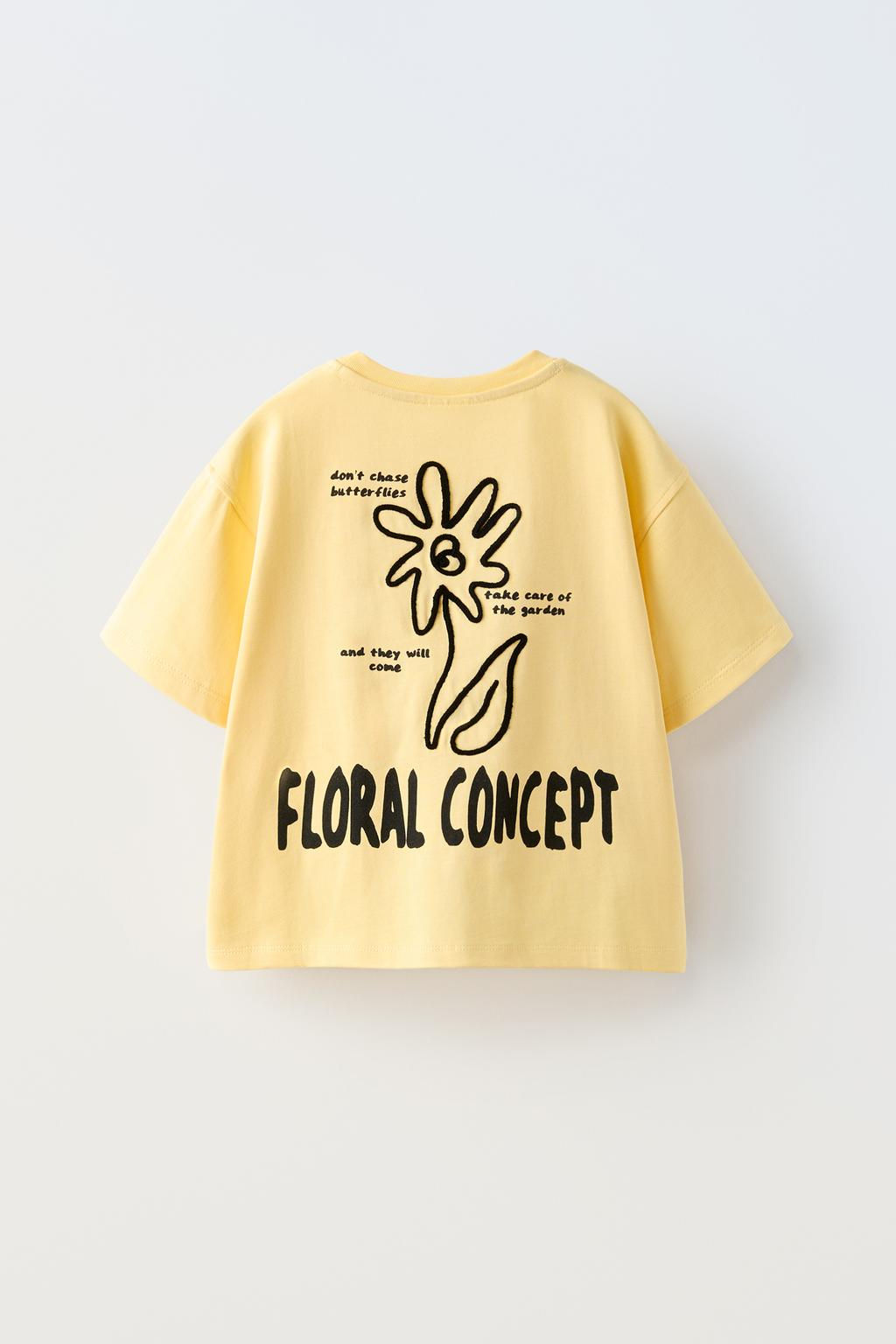 EMBROIDERED CORD T-SHIRT - Zara фото 2