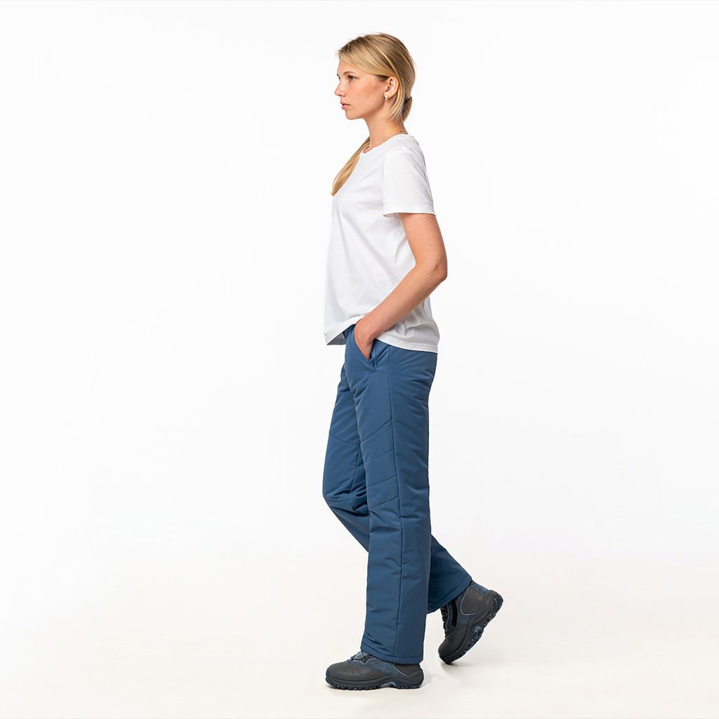 RODOS Утеплённые брюки женские мембрана зима М-132 Серо-голубой