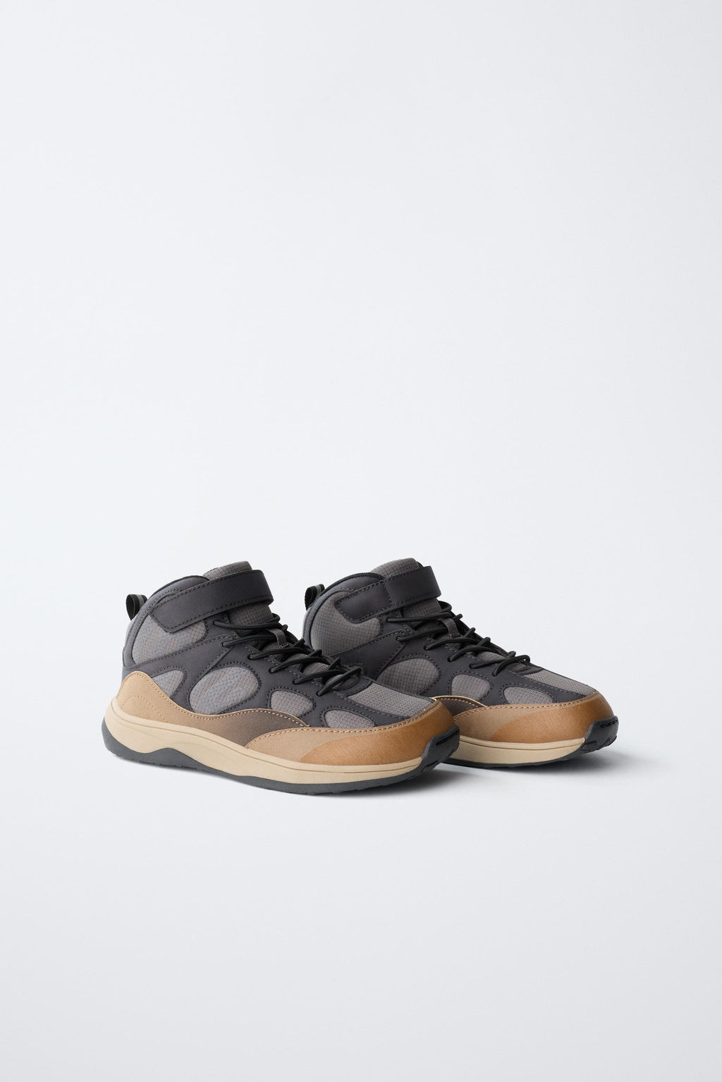 BOTIN DEPORTIVO CONTRASTE / Marr?n - Zara фото 4