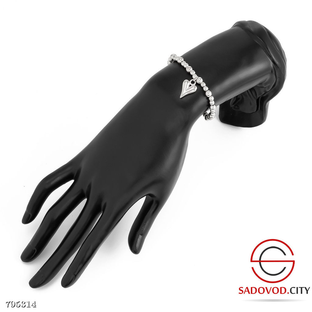 Комплект украшений из бусин с подвеской-сердцем - Bruno фото 15