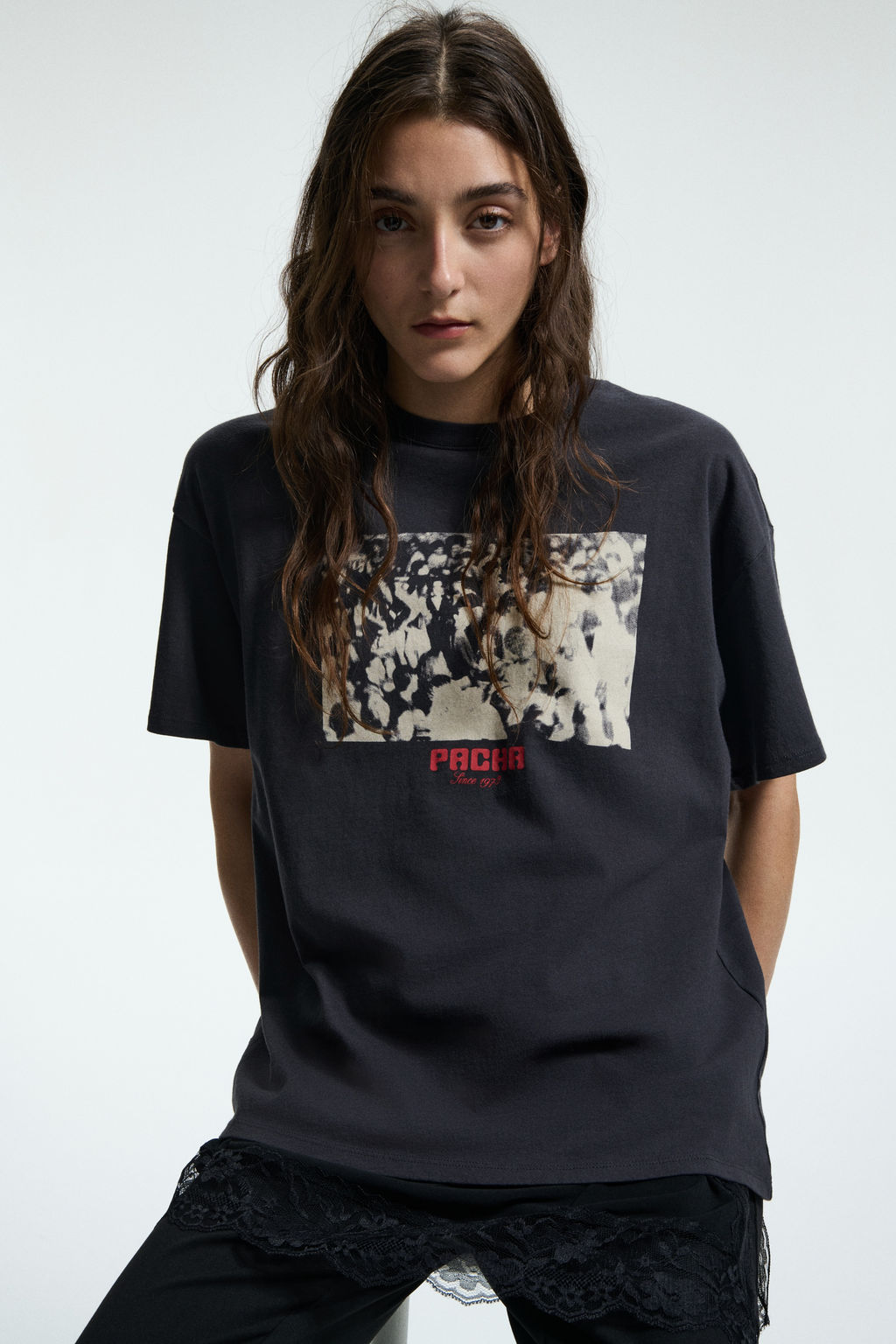Camiseta oversize con motivo estampado - H&m фото 5