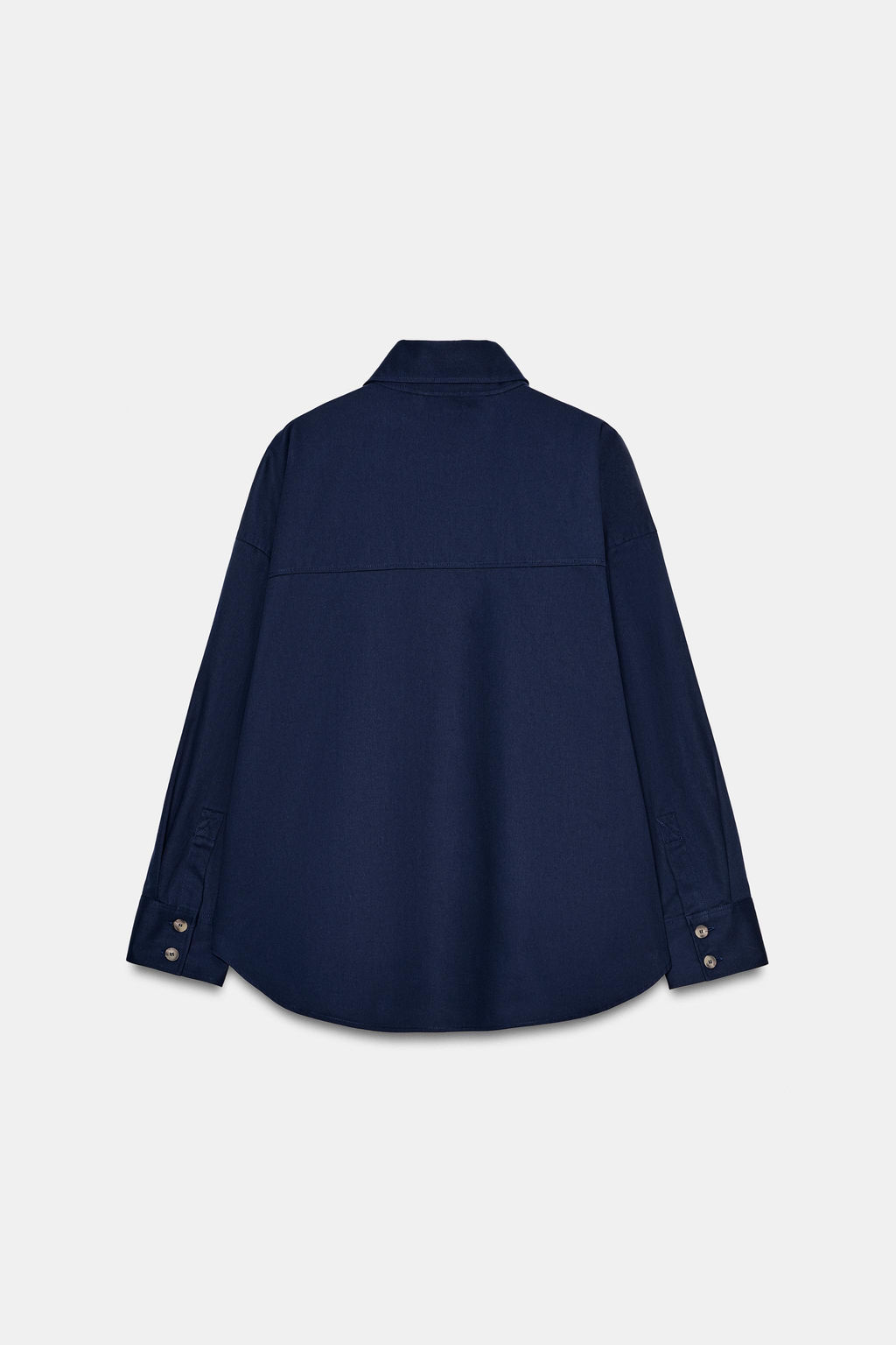 CAMISA CUELLO SUBIDO / Azul - Zara фото 6