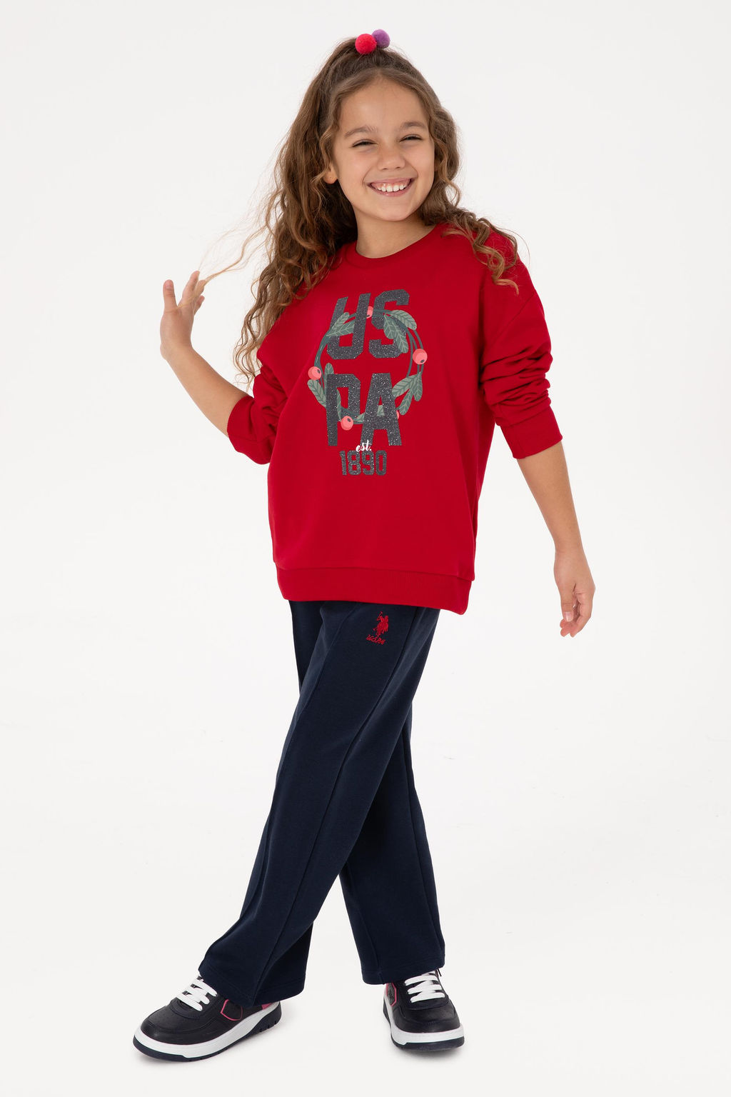 K_z _ocuk K_rm_z_ Y_lba__ Temal_ Pijama Tak_m_ Sepette S_rpriz _ndirim - U.s. polo assn фото 9
