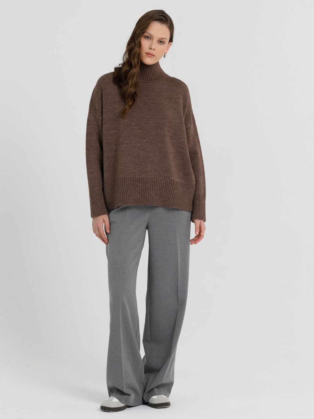 Свитер вязаный оверсайз