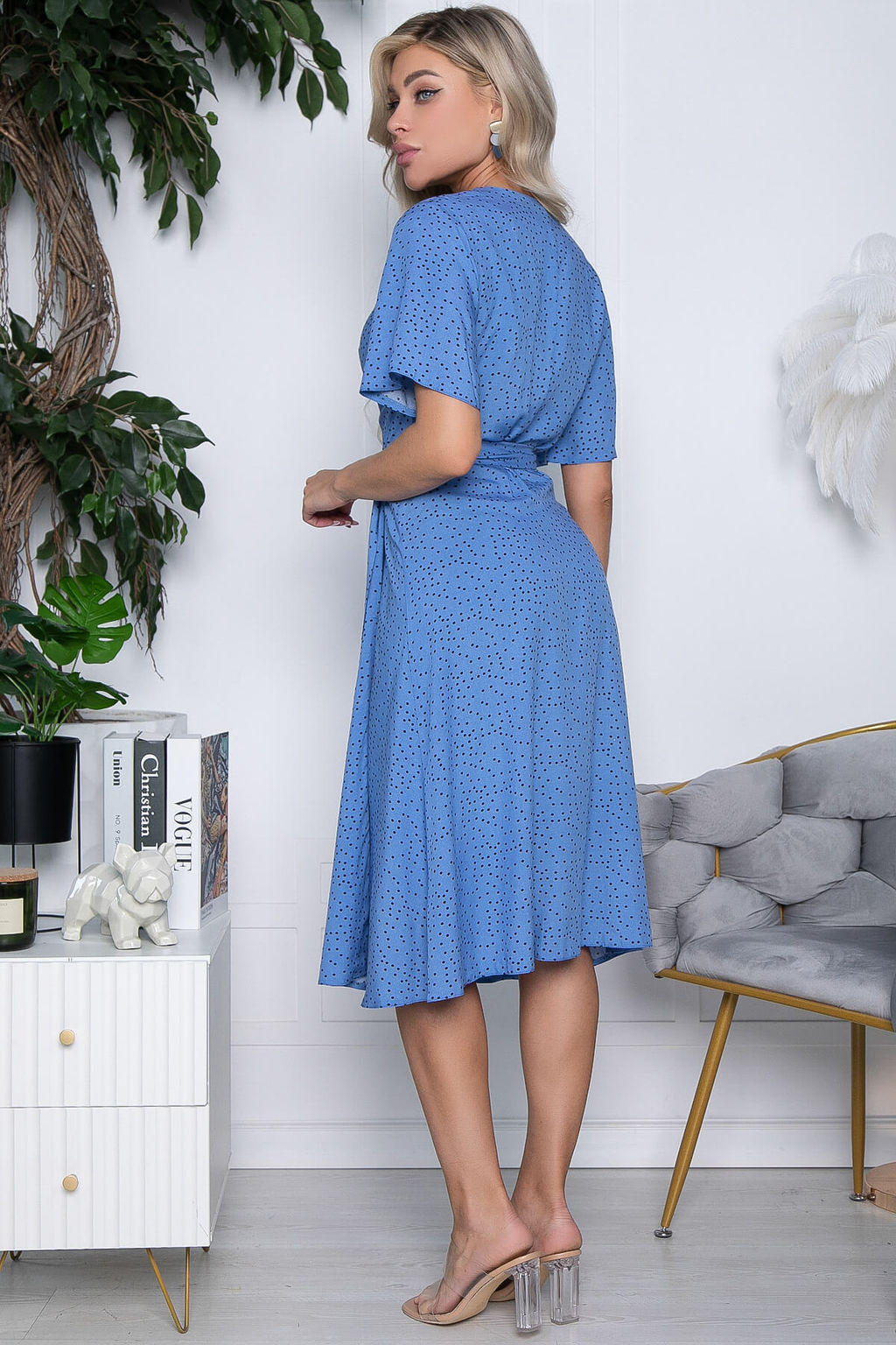 Платье Мода люкс(темно-синее) П10886 - Lt collection фото 2