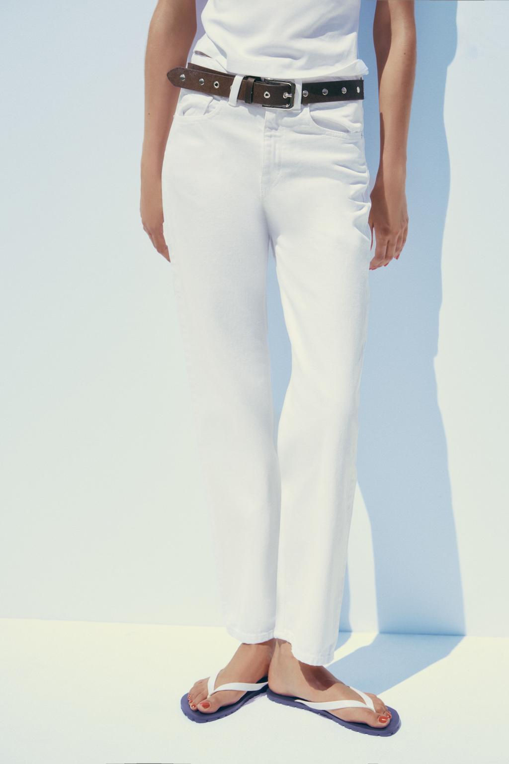 TRF MOM FIT HIGH-WAIST JEANS - Zara фото 3