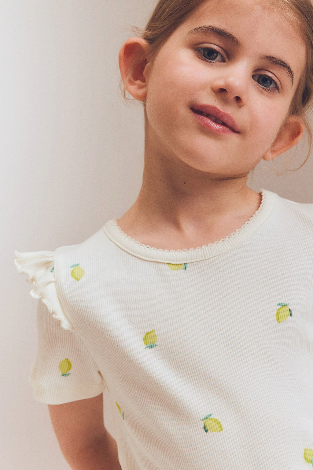 Camiseta de canale con volantes - H&m фото 3